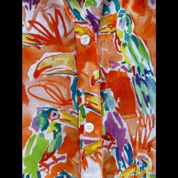 J.Mclaughlin bird blouse size medium - Picture 6 of 9